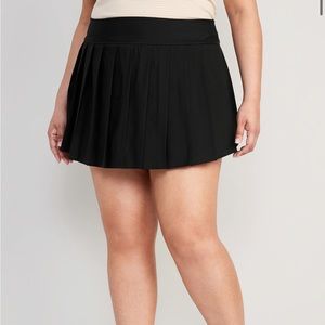 NEW High-Waisted StretchTech Pleated 2-in-1 Skort for Women